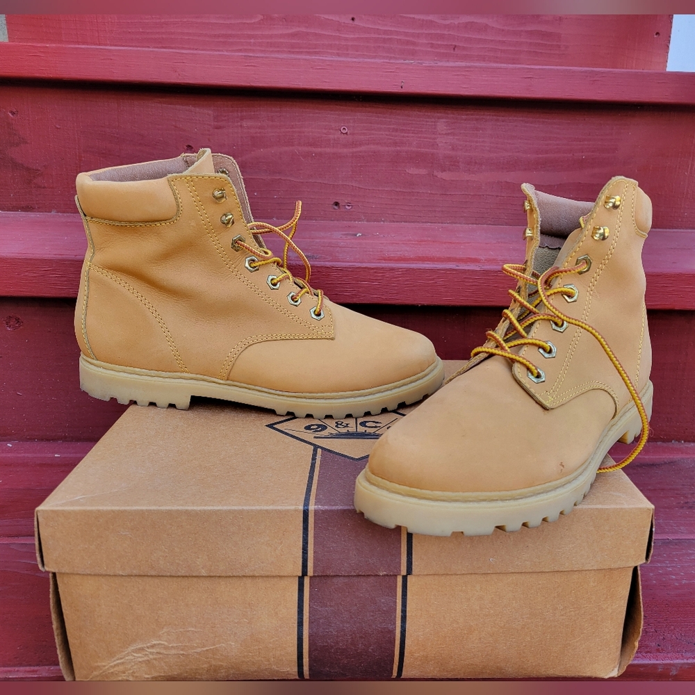Classic Tan Lace-Up Women's Boots